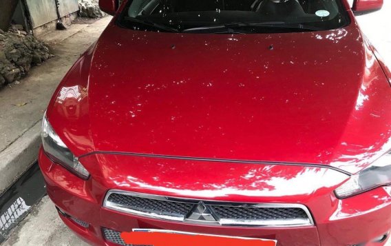 Red Mitsubishi Lancer 2013 for sale in Automatic