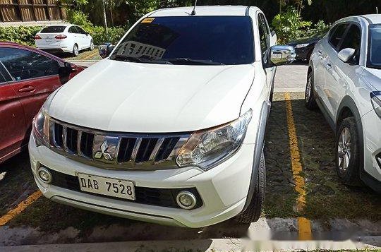 White Mitsubishi Strada 2017 for sale in Silang