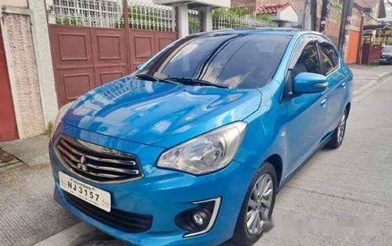 Sell Blue 2016 Mitsubishi Mirage G4 at 33000 km 