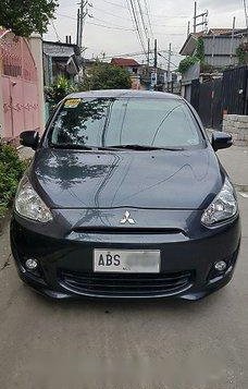 Grey Mitsubishi Mirage 2015 Hatchback for sale