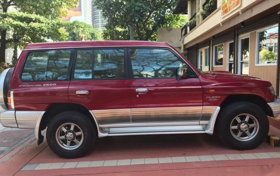 Red Mitsubishi Pajero 2003 for sale in Quezon City