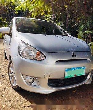 Silver Mitsubishi Mirage 2013 for sale in Manual