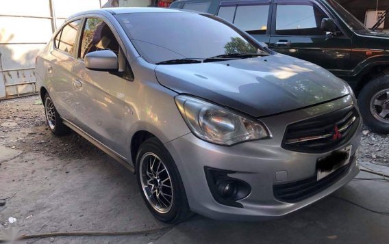 Silver Mitsubishi Mirage g4 2015 for sale in Quezon City