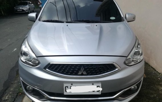 Selling Silver Mitsubishi Mirage 2017 in Quezon City