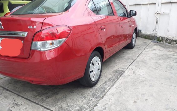 Red Mitsubishi Mirage 2014 for sale in Quezon City