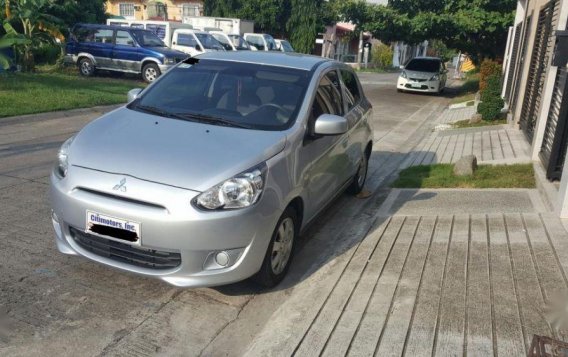 Silver Mitsubishi Mirage 2016 for sale in Quezon City