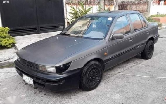 Grey Mitsubishi Lancer 1989 for sale in Quezon City