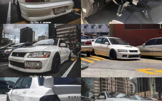 Selling White Mitsubishi Lancer Evolution in Manila