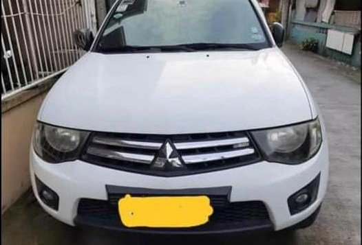 White Mitsubishi Strada 2014 for sale in Taguig