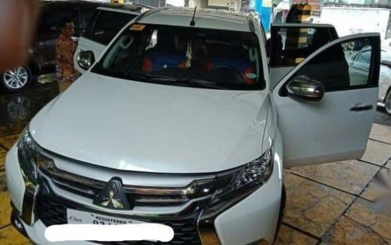 Sell White 2018 Mitsubishi Montero Sport in Quezon City