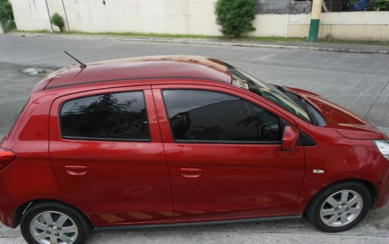 Red Mitsubishi Mirage 2015 for sale in Bacoor