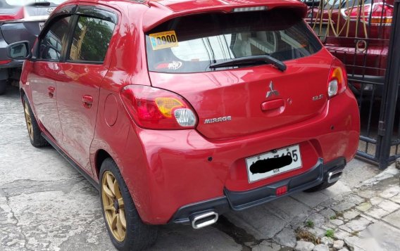 Red Mitsubishi Mirage 2014 for sale in Quezon