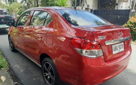 Red Mitsubishi Mirage G4 2015 for sale in Quezon