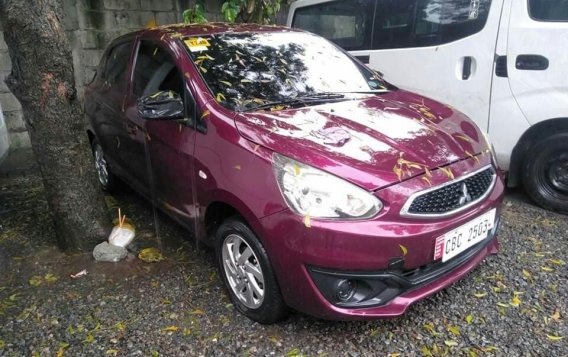 Pink Mitsubishi Mirage 2019 for sale in Manual