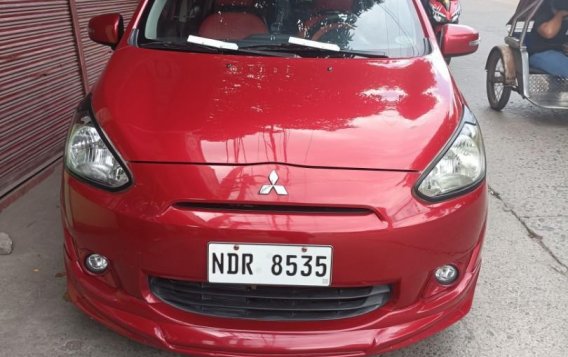 Red Mitsubishi Mirage 2015 for sale in Bocaue
