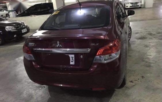 Red Mitsubishi Mirage 2017 for sale in Taguig