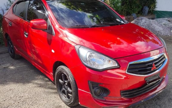 Red Mitsubishi Mirage 2016 for sale in Manual