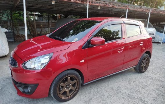 Selling Red Mitsubishi Mirage 2016 in Muntinlupa