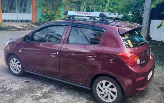 Purple Mitsubishi Mirage 2017 for sale in Magarao