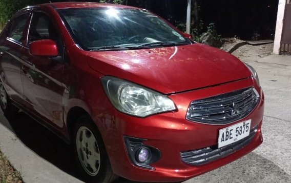 Selling White Mitsubishi Mirage 2015 in Caloocan