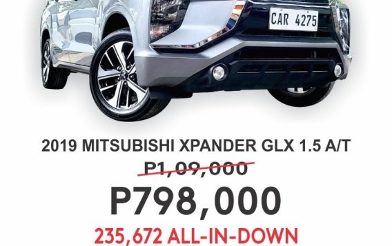 White Mitsubishi XPANDER 2019 for sale in Automatic