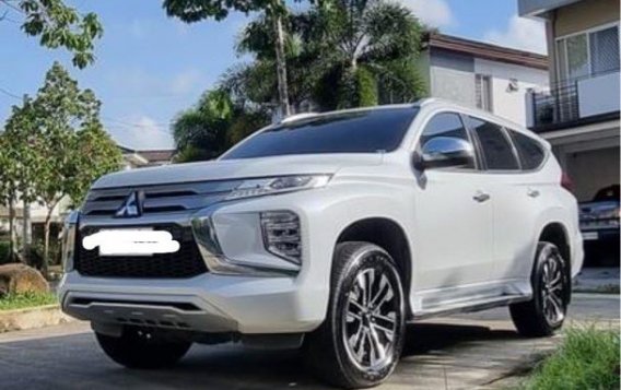 Sell White 2021 Mitsubishi Montero sport in Quezon City